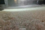 Kinh hoàng trận mưa đá lớn bằng trứng gà 