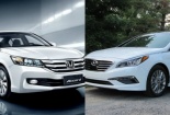 Đọ sức hút của sedan cỡ trung Honda Accord và Hyundai Sonata