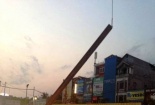 Rơi dầm thép giữa đường Hà Nội: Dừng thi công đường sắt Nhổn- Ga Hà Nội