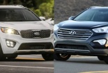 Hyundai Santa Fe và Kia Sorento ‘tranh đấu’ quyết liệt