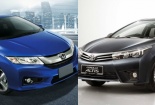 Toyota Corolla Altis và Honda City đối đầu cân sức