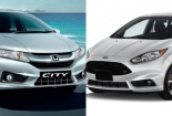 Sedan nhỏ Honda City và Ford Fiesta ‘ngang tài ngang sức’