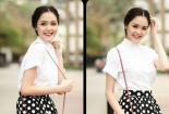 Biến tấu thời trang hè với trang phục họa tiết chấm bi