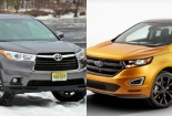 Ford Edge và Toyota Highlander: Tên tuổi ‘đình đám’ trong dòng SUV