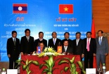 Chính thức ký Hiệp định thương mại biên giới Việt - Lào 