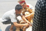 Hà Tĩnh: Hai kẻ tông xe vào cảnh sát giao thông từng có tiền án