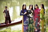 Sĩ Hoàng công phu chuẩn bị áo dài trình diễn trước Tổng thống Mỹ