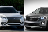 Mitsubishi Outlander và Kia Sorento tranh tài trong phân khúc SUV
