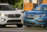 Honda Pilot và Kia Sorento: Xe tầm trung ‘ăn khách’