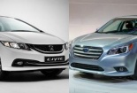 Subaru Legacy và Honda Civic dẫn đầu phân khúc về khả năng tiết kiệm xăng