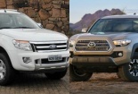 Toyota Tacoma đối đầu với ‘vua bán tải’ Ford Ranger 