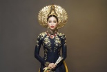 Phạm Hương thể hiện sự kiêu sa, quyền lực trong phần thi trang phục truyền thống