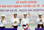 Khởi công cao tốc Lộ Tẻ-Rạch Sỏi nối Cần Thơ 'gạo trắng nước trong' và Kiên Giang