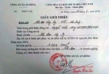 Công an xã xin doanh nghiệp tiền hỗ trợ Tết