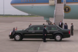 Trực thăng, ô tô đặc biệt của Tổng thống Mỹ đến sân bay Nội Bài