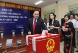 Chùm ảnh: Hơn 69 triệu cử tri nô nức đi bầu cử Quốc hội và HĐND các cấp