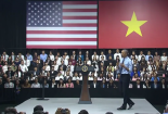 Truyền hình trực tiếp: Tổng thống Mỹ Obama làm việc với YSEALI