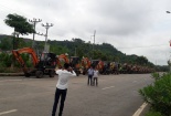 Kinh ngạc nhìn dàn 20 máy xúc đón dâu cực hoành tráng ở Sơn La