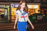 Bị chê 'xập xê', Ngọc Trinh thoải mái diện đồ thể thao đi họp ‘Đêm hội chân dài 10’