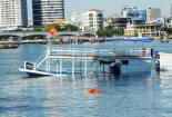 Chìm tàu du lịch trên sông Hàn: Xới tung từng khối nước tìm 2 trẻ mất tích
