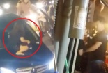 Clip: Cô gái đánh ghen kinh hoàng, đập vỡ kính xe Mercedes giữa phố cổ Hà Nội
