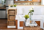 Căn nhà 34m2 nhưng vẫn gọn gàng và tràn đầy ánh sáng
