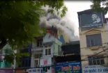 Hà Nội: Nhà cao tầng cháy ngùn ngụt, khói đen bao trùm bầu trời