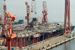 Hình ảnh hoàn tất tàu sân bay có âu tàu dài nhất thế giới của Trung Quốc