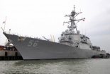 Tàu khu trục tên lửa USS John S. McCain mạnh nhất thế giới của Mỹ đến Việt Nam