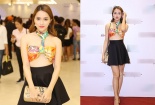 Hương Giang Idol táo bạo dùng khăn làm áo