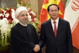 Hình ảnh đầu tiên về chuyến thăm Tổng thống Iran tại Việt Nam