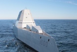 Chiêm ngưỡng uy lực 'khủng' tàu khu trục USS Zumwalt Mỹ vừa chính thức hoạt động