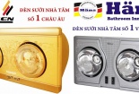 Bật mí cách chọn đèn sưởi nhà tắm vừa đẹp vừa tiết kiệm điện năng