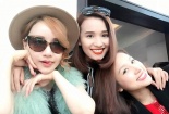 MC Vân Hugo xinh đẹp bên bạn bè sau thông tin bị hỏng một mắt 