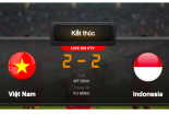 Kết quả bóng đá Việt Nam - Indonesia: Việt Nam chia tay AFF Cup