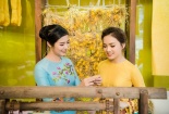 Ngọc Hân, Tố Như so vẻ đẹp khi cùng mặc áo dài truyền thống 