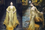 Bất ngờ khi thấy Hoa hậu Đặng Thu Thảo lộng lẫy làm vedette trên sàn diễn thời trang