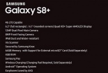 Lộ diện thông số chi tiết của Samsung Galaxy S8+