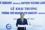Khai trương Phòng Thử nghiệm Pin QUACERT – Incentech