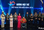 10 gương mặt trẻ Việt Nam tiêu biểu 2016 là những ai