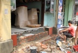 Sau dọn vỉa hè người dân Hà Nội xây lại bậc tam cấp lùi vào nhà 