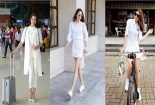 Học cách phối đồ cùng áo sơ mi trắng sành điệu như Phạm Hương
