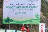 Trồng hàng nghìn cây lim xanh tại Vườn quốc gia Bến En