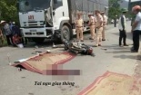 Tai nạn giao thông: Hai thanh niên tử vong sau va chạm với xe tải