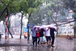 Cơn mưa giải nhiệt cho người dân Thủ đô trưa 6/6: Hà Nội đã giảm 5 độ C
