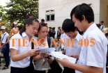 Đáp án môn Tiếng Anh mã đề 405 THPT Quốc gia 2017 chính xác nhất