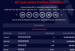 Xổ số Vietlott: Thêm một người ‘ẵm’ giải Jackpot hơn 16 tỷ đồng?