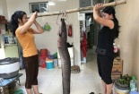 Nghệ An: Bắt được 'thủy quái' dài 2m, nặng 22kg trên sông Lam