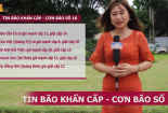 Bản tin đặc biệt: Cập nhật tin bão số 10 lúc13h30 chiều