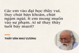 10 câu nói của thầy Văn Như Cương luôn đọng mãi trong tâm trí học sinh trường Lương Thế Vinh